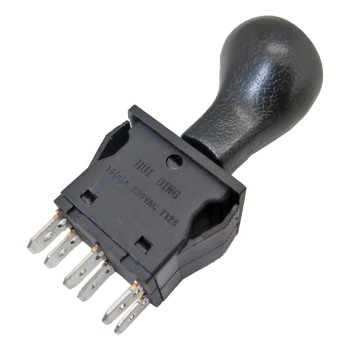 کلید کلنگی 3 حالته 6 پایه 250 ولت 16 آمپر با کاور پلاستیکی