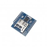 شیلد دیتا لاگر WeMos D1 Mini دارای ساعت DS1307 و سوکت میکرو SD