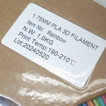 فیلامنت PLA مولتی کالر پرینتر 3 بعدی 1Kg با قطر 1.75mm
