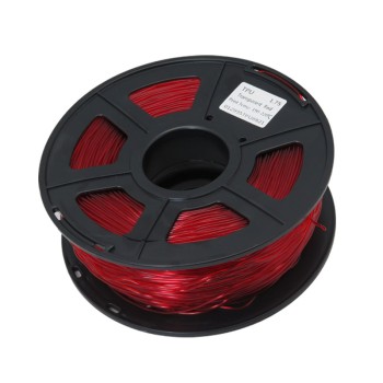 فیلامنت TPU انعطاف پذیر قرمز شفاف قطر 1.75mm و 1کیلوگرمی فیلامنت TPU انعطاف پذیر قرمز شفاف قطر 1.75mm و 1کیلوگرمی