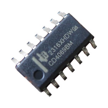 بسته 5 عددی آی سی اینورتر CD4069BM پکیج SOP14