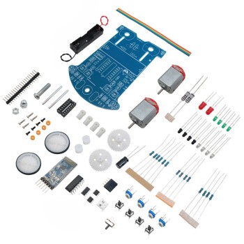 کیت ربات مسیریاب با قابلیت تشخیص مانع و کنترل توسط موبایل