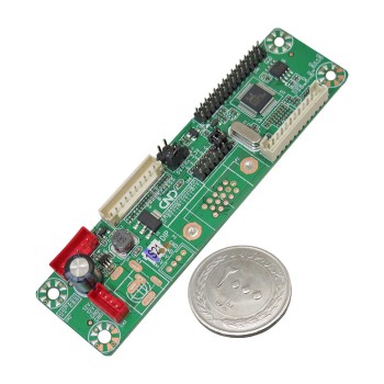برد درایور LCD مدل MT6820 دارای سوکت خروجی LVDS