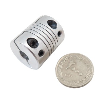 کوپلینگ انعطاف پذیر 8x8 میلی متر آلومینیومی پرینتر سه بعدی