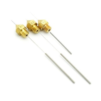 ست 3 تایی تمیز کننده نازل پرینتر سه بعدی قطر 0.2 ، 0.3 ، 0.4 میلی متر