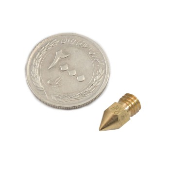 نازل برنجی 0.4 میلی متری فیلامنت 1.75 اکسترودر MK8 پرینتر سه بعدی نازل برنجی 0.4 میلی متری فیلامنت 1.75 اکسترودر MK8 پرینتر سه بعدی