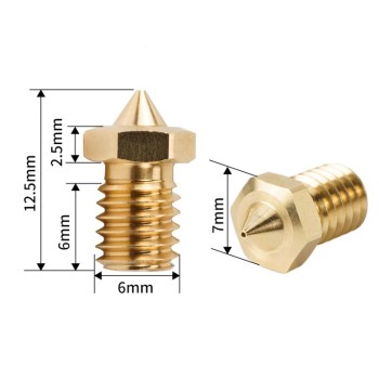 نازل برنجی هات اند 1.0mm پرینتر سه بعدی