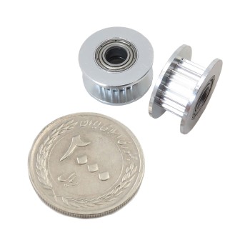 پولی هرزگرد 20 دندانه GT2 شفت 5 میلی متر با عرض 6 میلی متر - بسته 2 عددی