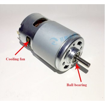 اسپیندل 12V DC دور بالا 775 مناسب برای دستگاه های Mini CNC