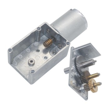 موتور DC گیربکس دار 12 ولتی 90rpm