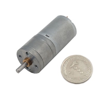 موتور DC گیربکس دار 6 ولت مدل GA25YN370