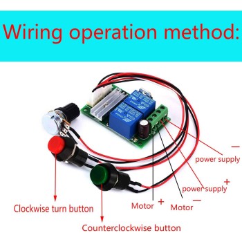 ماژول کنترل دور موتور DC با قابلیت چپگرد و راستگرد 3 آمپر