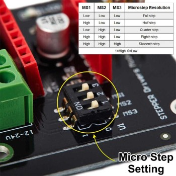 برد توسعه درایور استپر موتور 8825/A4988