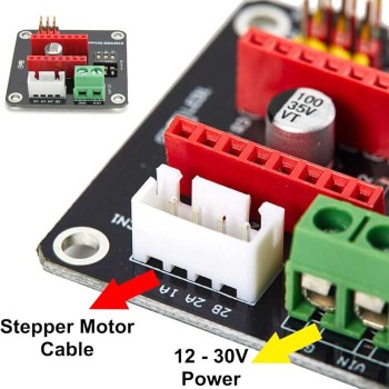 برد توسعه درایور استپر موتور 8825/A4988
