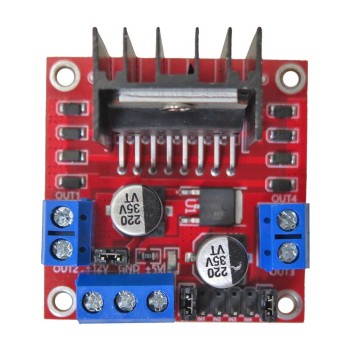 ماژول درایور موتور DC و استپر موتور Bipolar دو کاناله L298N ماژول درایور موتور DC و استپر موتور Bipolar دو کاناله L298N