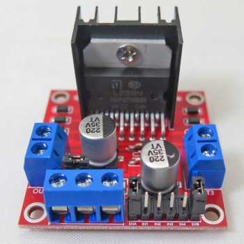 ماژول درایور موتور DC و استپر موتور Bipolar دو کاناله L298N ماژول درایور موتور DC و استپر موتور Bipolar دو کاناله L298N