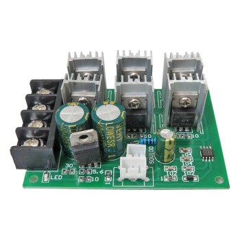 ماژول کنترل دور PWM موتور DC  - دارای ولتاژ DC 9-55V و جریان 40 آمپر