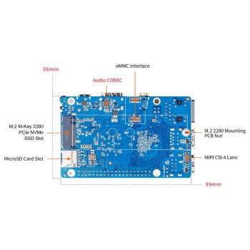 برد اورنج پای Orange Pi 4 Pro برد اورنج پای Orange Pi 4 Pro