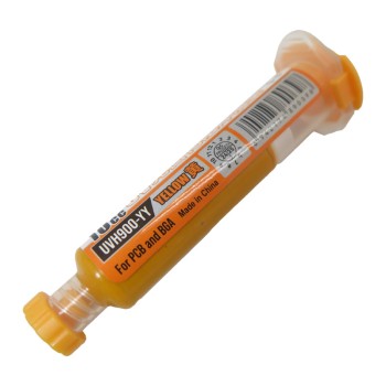 رنگ محافظ مدار چاپی زرد رنگ حجم 10cc مارک Mechanic