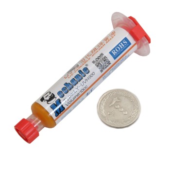 رنگ محافظ مدار چاپی زرد رنگ حجم 10cc مارک Mechanic