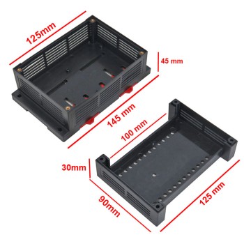 باکس پلاستیکی ریلی با ابعاد 145x90x75 میلی متر