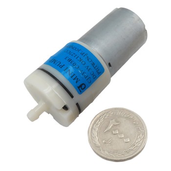 پمپ هوا 3 تا 6 ولتی دارای فلو 2 لیتر بر دقیقه