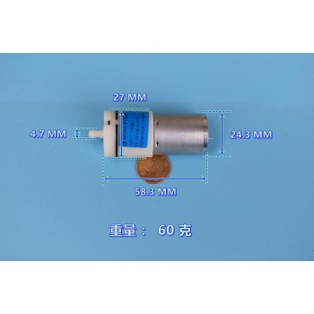 پمپ هوا 3 تا 6 ولتی دارای فلو 2 لیتر بر دقیقه