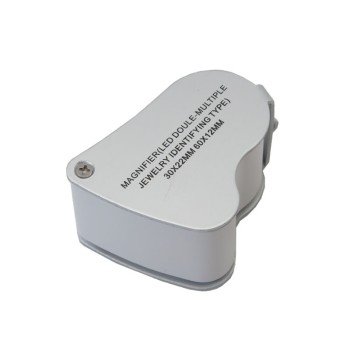 ذره بین مدل 9889 با دو لنز 30X و 60X مجهز به نور LED ذره بین مدل 9889 با دو لنز 30X و 60X مجهز به نور LED