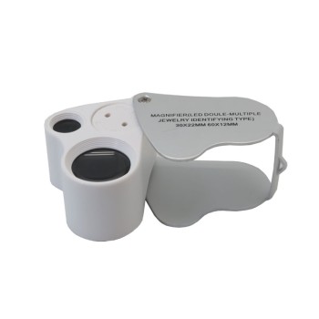 ذره بین مدل 9889 با دو لنز 30X و 60X مجهز به نور LED ذره بین مدل 9889 با دو لنز 30X و 60X مجهز به نور LED