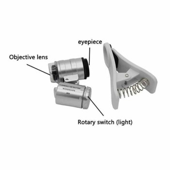 میکروسکوپ موبایل 60X Magnification Clip