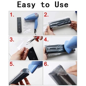 پلاستیک بسته بندی حرارتی شیرینگ POF - بسته 10 عددی