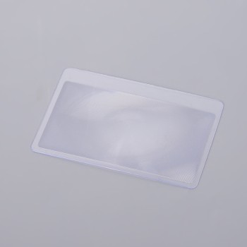 ذره بین کارتی با قابلیت بزرگنمایی سه برابر و ابعاد 85x55 میلی متری
