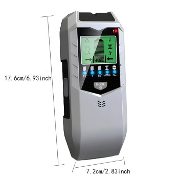 اسکنر دیوار چندکاره تشخیص سیم برق و فلز مدل SH402