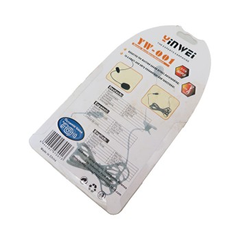 میکروفون یقه ای اینوی YINWEI مدل YW-001 با جک 3.5 میلی متری میکروفون یقه ای اینوی YINWEI مدل YW-001 با جک 3.5 میلی متری