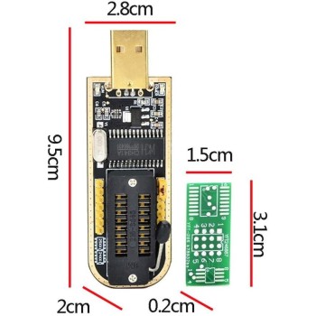 پروگرامر CH341A مناسب برای آی سی های Flash و EEPROM پروگرامر CH341A مناسب برای آی سی های Flash و EEPROM