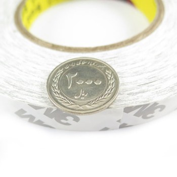 نوار چسب دو طرفه مقاوم در برابر حرارت 3M فوق العاده نازک - طول 50 متر نوار چسب دو طرفه مقاوم در برابر حرارت 3M فوق العاده نازک - طول 50 متر