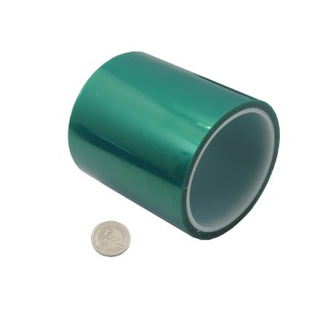 نوار چسب نسوز پلی استر PET دارای عرض 100 میلی متر نوار چسب نسوز پلی استر PET دارای عرض 100 میلی متر