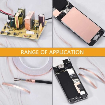 نوار چسب رسانا عرض 5mm ساخته شده از مس - مقاوم در برابر حرارت