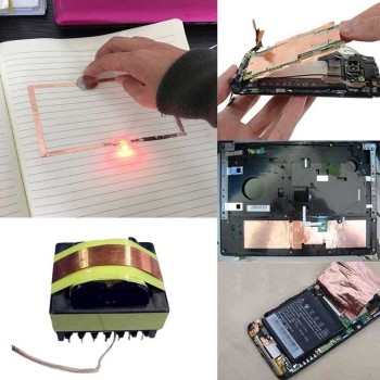 نوار چسب رسانا عرض 5mm ساخته شده از مس - مقاوم در برابر حرارت