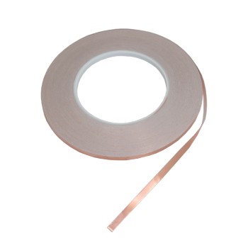 نوار چسب رسانا عرض 5mm ساخته شده از مس - مقاوم در برابر حرارت نوار چسب رسانا عرض 5mm ساخته شده از مس - مقاوم در برابر حرارت