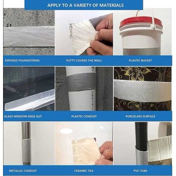 نوارچسب ایزوگام و چسب آب بندی نواری 5 سانتی متری ضد آب و عایق حرارتی با روکش آلومینیوم