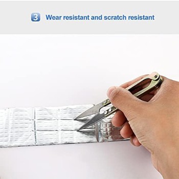 نوارچسب ایزوگام و چسب آب بندی نواری 5 سانتی متری ضد آب و عایق حرارتی با روکش آلومینیوم