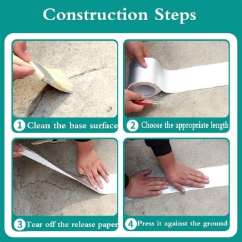 نوارچسب ایزوگام و چسب آب بندی نواری 5 سانتی متری ضد آب و عایق حرارتی با روکش آلومینیوم