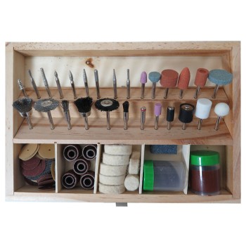 ابزار مینی فرز مجموعه کامل 100 عددی - ست سری فرز مینیاتوری