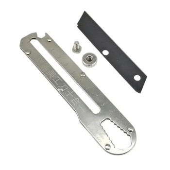 کاتر فلزی استیل چند کاره با تیغه کشویی مدل A12045