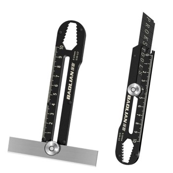 کاتر فلزی استیل ضد زنگ چند کاره با تیغه کشویی BAOLIAN