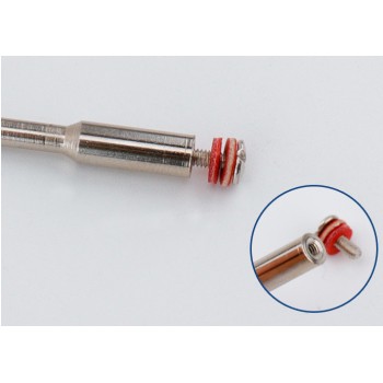 میله استیل 40 میلی متری تیغه فرز و سمباده با قطر 6 میلی متر میله استیل 40 میلی متری تیغه فرز و سمباده با قطر 6 میلی متر