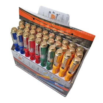 فازمتر رنگی کوچک مدار - فازمتر مولتی کالر سربرنجی با گیره فلزی