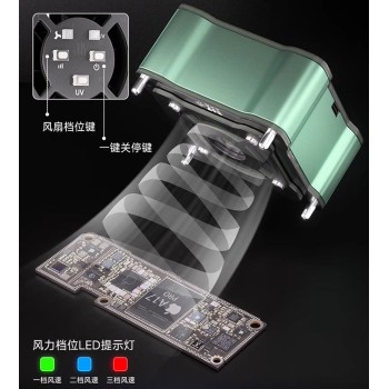 فن و لامپ UV سه کاره XZZ تعمیرات برد موبایل