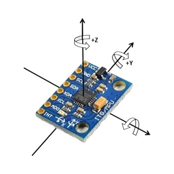 ماژول ژیروسکوپ و شتاب سنج شش محوره MPU6050 محصول GY